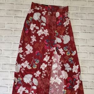 Forever 21 Floral Maxi Dress with slit